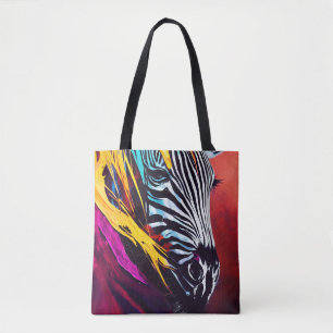 Bolsa Tote Zebra Animal Discovery Adventure Planet Nature