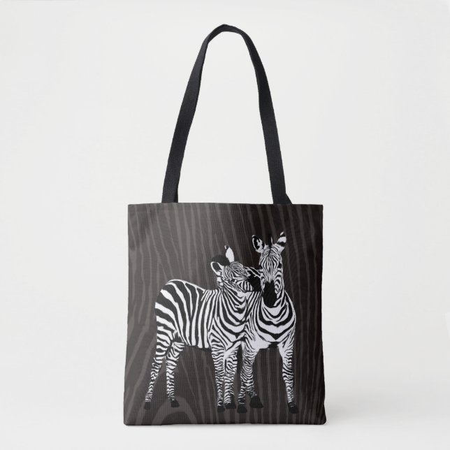 Bolsa Tote Zebra Brincando (Frente)
