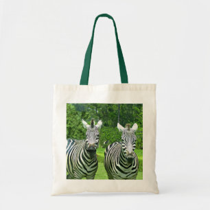 Bolsa Tote Zebra Charm: Um Par Gracioso na Natureza