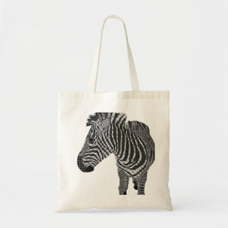 Bolsa Tote Zebra do vintage