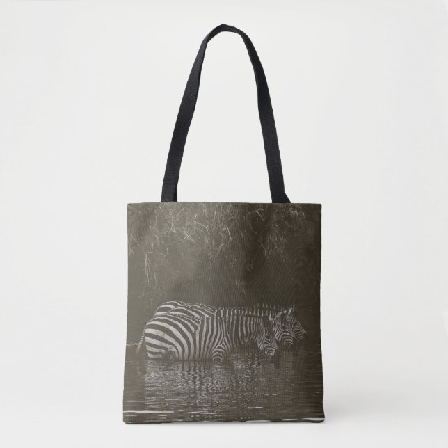 BOLSA TOTE ZEBRA FAMILY BEBIDA (Frente)