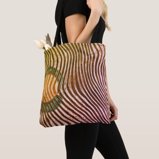 Bolsa Tote Zebra Print Patterno African Art Boho (Close Up)