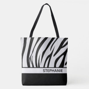 Bolsa Tote Zebra Stripes