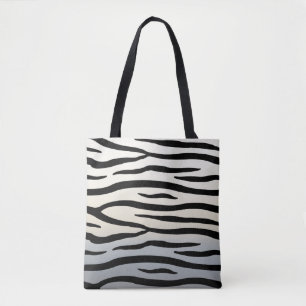 Bolsa Tote Zebra Strips Impressão Animal Exótica