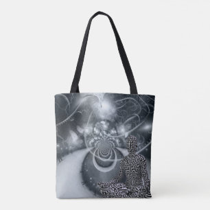 Bolsa Tote Zen no lotus pose