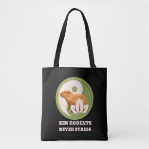 Bolsa Tote Zen Rodents Nunca Stress Capybara