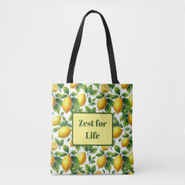 Bolsa Tote Zest for Life Lemons