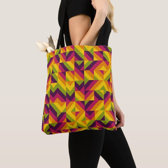 Bolsa Tote Zest Mosaic Chevron (Close Up)