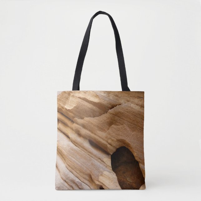 Bolsa Tote Zion Canyon Wall I Abstrato Natureza Fotografia (Frente)