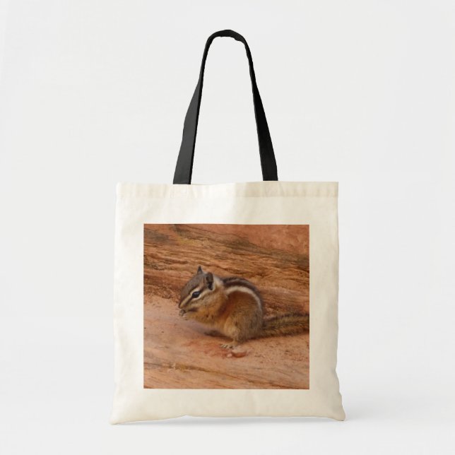 Bolsa Tote Zion Chipmunk em Rochas Vermelhas (Frente)