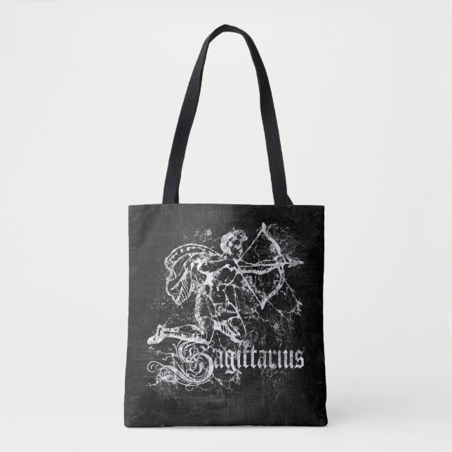 Bolsa Tote Zodiac Vintage Sagittarius (Frente)