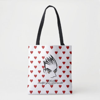 Bolsa Tote Zogak Hearts impressão