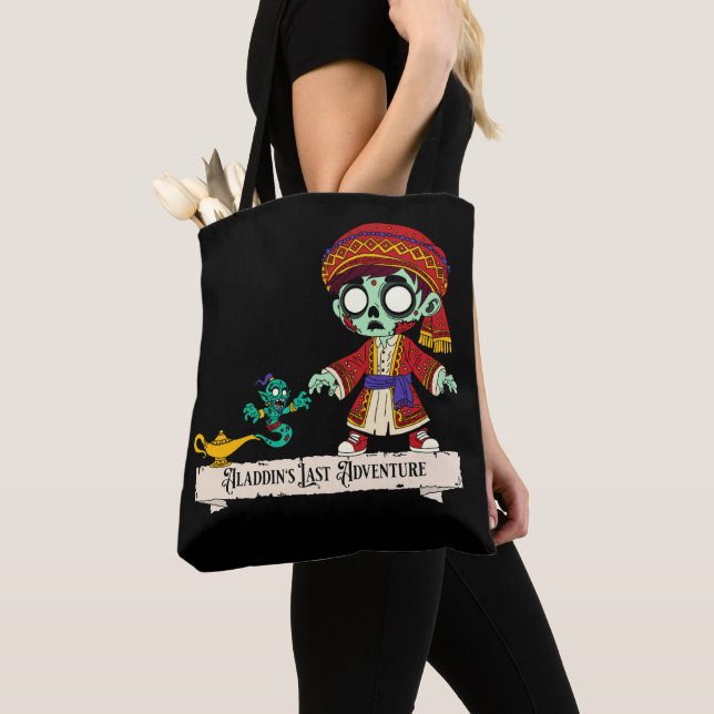 Bolsa Tote Zombie Aladdin e Zombie Genie (Close Up)
