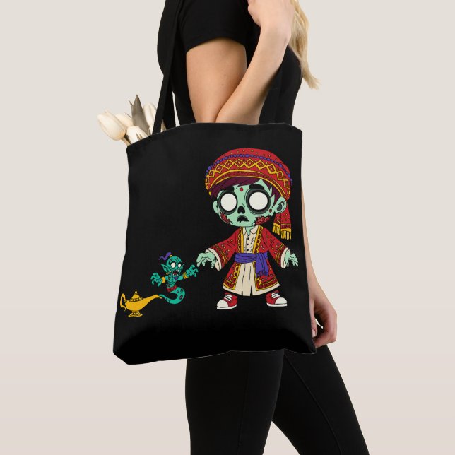 Bolsa Tote Zombie Aladdin e Zombie Genie (Close Up)