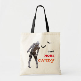 Bolsa Tote Zombie Assustadora Trick ou Treino de Halloween