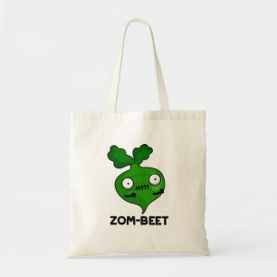 Bolsa Tote Zombie Beet Pun Dia de as Bruxas engraçado Zombie