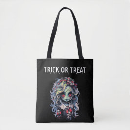 Bolsa Tote Zombie Girl Halloween