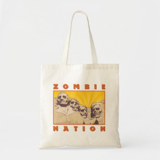 Bolsa Tote Zombie Nation Tote Bag — Designs Nerdtasia
