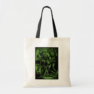 Bolsa Tote Zombies Dentro Halloween Jack-o'-Lanterna Verde