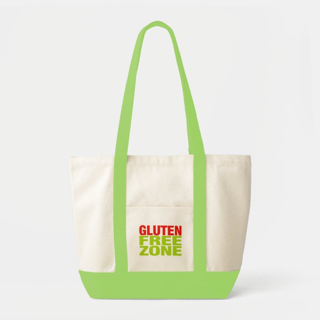 Bolsa Tote Zona Livre de Glúten (doença celíaca) (Frente)