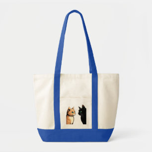 Bolsa Tote Zoneamento de Gato Negro - Memória de Gatinho Engr
