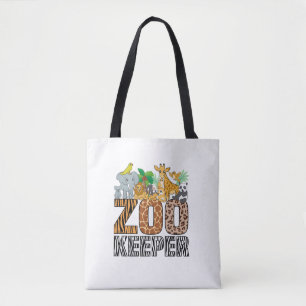 Bolsa Tote Zookeeper Costume Zebra Impressão Afro-Africano