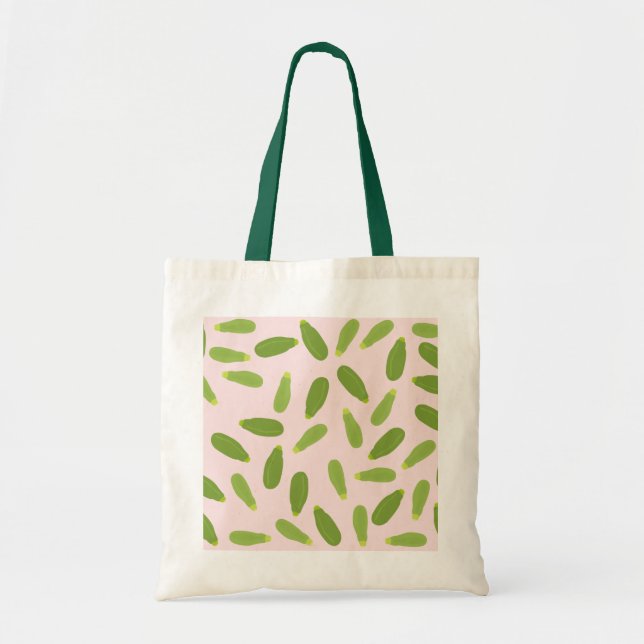 Bolsa Tote Zucchini Courgette Summer Squash Pattern (Frente)