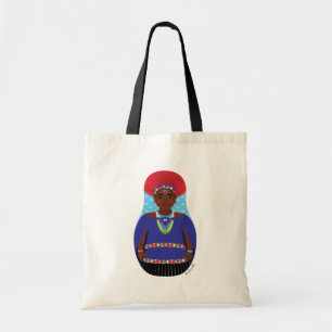 Bolsa Tote Zulu, sul-africano Matryoshka Bag