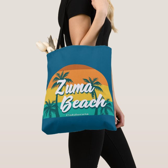 Bolsa Tote Zuma Beach California (Close Up)