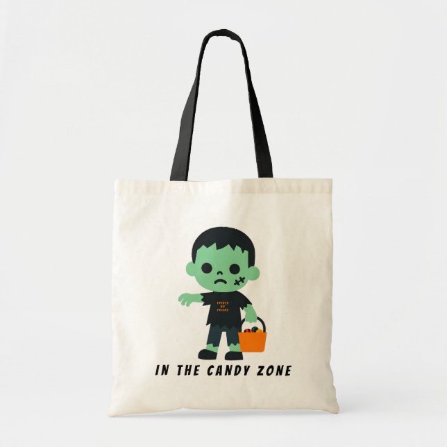Bolsa Tote Zumbi na Zona de Doces (Frente)