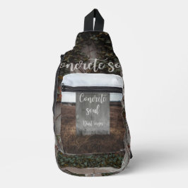 Bolsa transversal de streetwear subterrâneo Concre