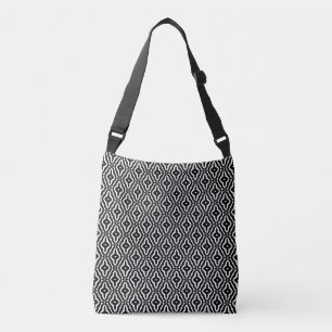 Bolsa transversal preta e branca / Tote de ombro