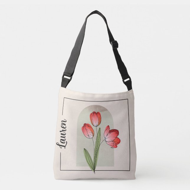 Bolsa Tulip Art transversal (Frente)