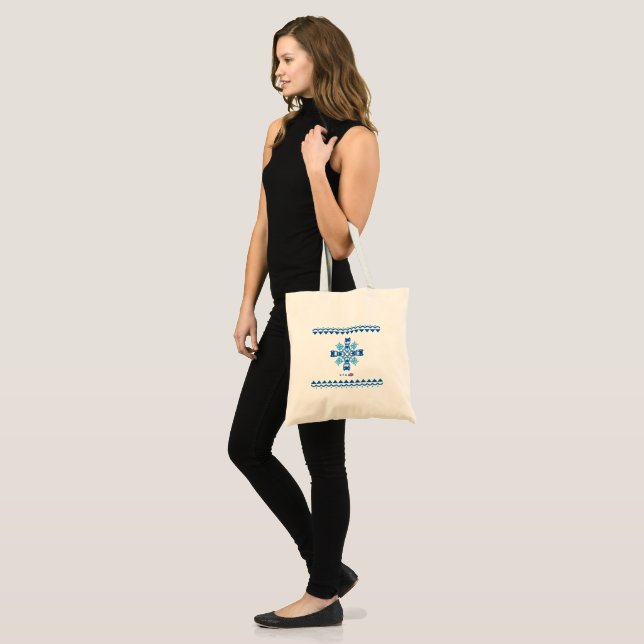 Bolsa UTA Snowflake Tote (Frente (modelo))