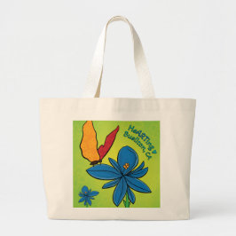 Bolsa - Violet(te) e Butterfly - Buellton.Art