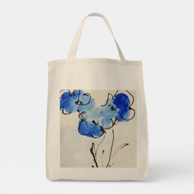 Bolsas Blue Poppies (Verso)