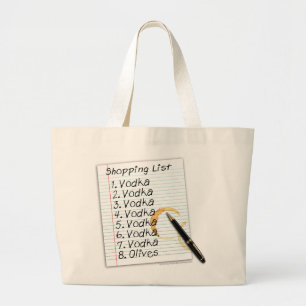 BOLSAS COCKTAIL, LISTA DE COMPRO VODKA