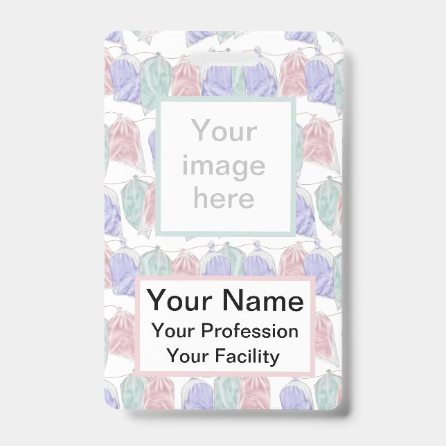 Bolsas Cotton Candy no Crachá String (Frente)