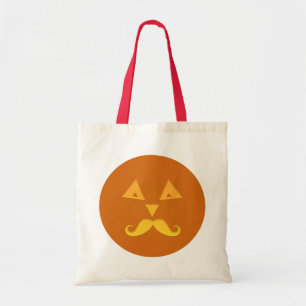 Bolsas de abóbora de bigode no Halloween