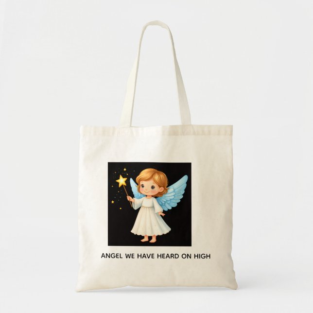 BOLSAS DE ANJO TOTE NÓS OUVIMOS NO ALTO (Frente)