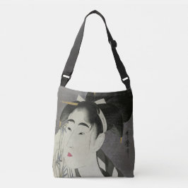 Bolsas de arte Ase O Fuku Onna do Utamaro