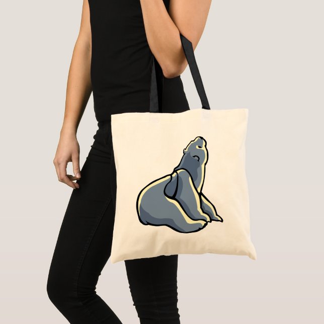 Bolsas de Arte Nativa de Urso Polar Arte Arte Toqu (Frente (produto))