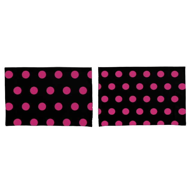 Bolsas de bolinhas (Preto e Rosa Neon) (Frente - conjunto)