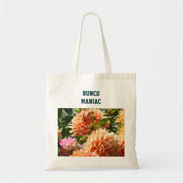 Bolsas de Bunco Maniac Flores de Dahlia Florais (Frente)