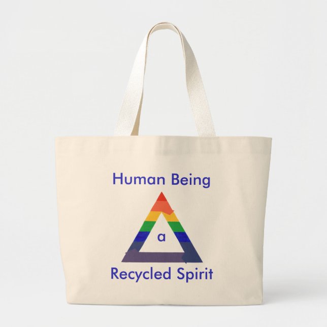 bolsas de canvas Espírito reciclado (Frente)