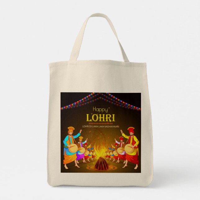 Bolsas de Canvas Lohri - Compro ecológico e Na mod (Verso)
