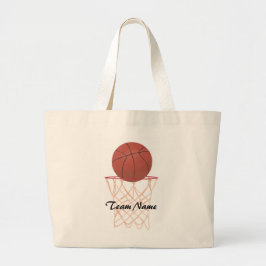 Bolsas de canvas personalizadas de nome da equipe 