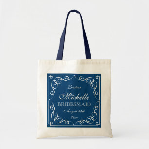 Bolsas de casamento azuis-marinho elegantes para d