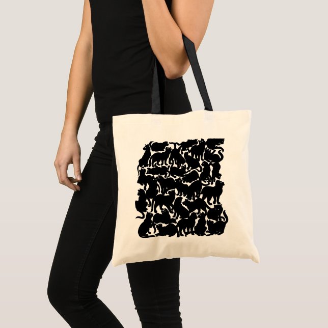 Bolsas de compra de Dia das Bruxas de Gato Negro (Frente (produto))
