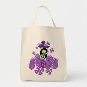 Bolsas de compra tropicais de Pineapple Luau